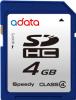 4GB A-Data SDHC Secure Digital Class 4 memory card Speedy Series