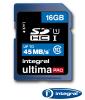 16GB Integral Ultima Pro SDHC 45MB/sec CL10 High-Speed (UHS-1) memory card