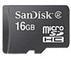 16GB Sandisk microSDHC memory card w/SD adapter (bulk)