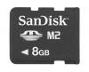 8GB Sandisk Memory Stick Micro (M2) Card w/ adapter (BULK)