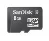 8GB Sandisk microSDHC memory card w/SD adapter (bulk)