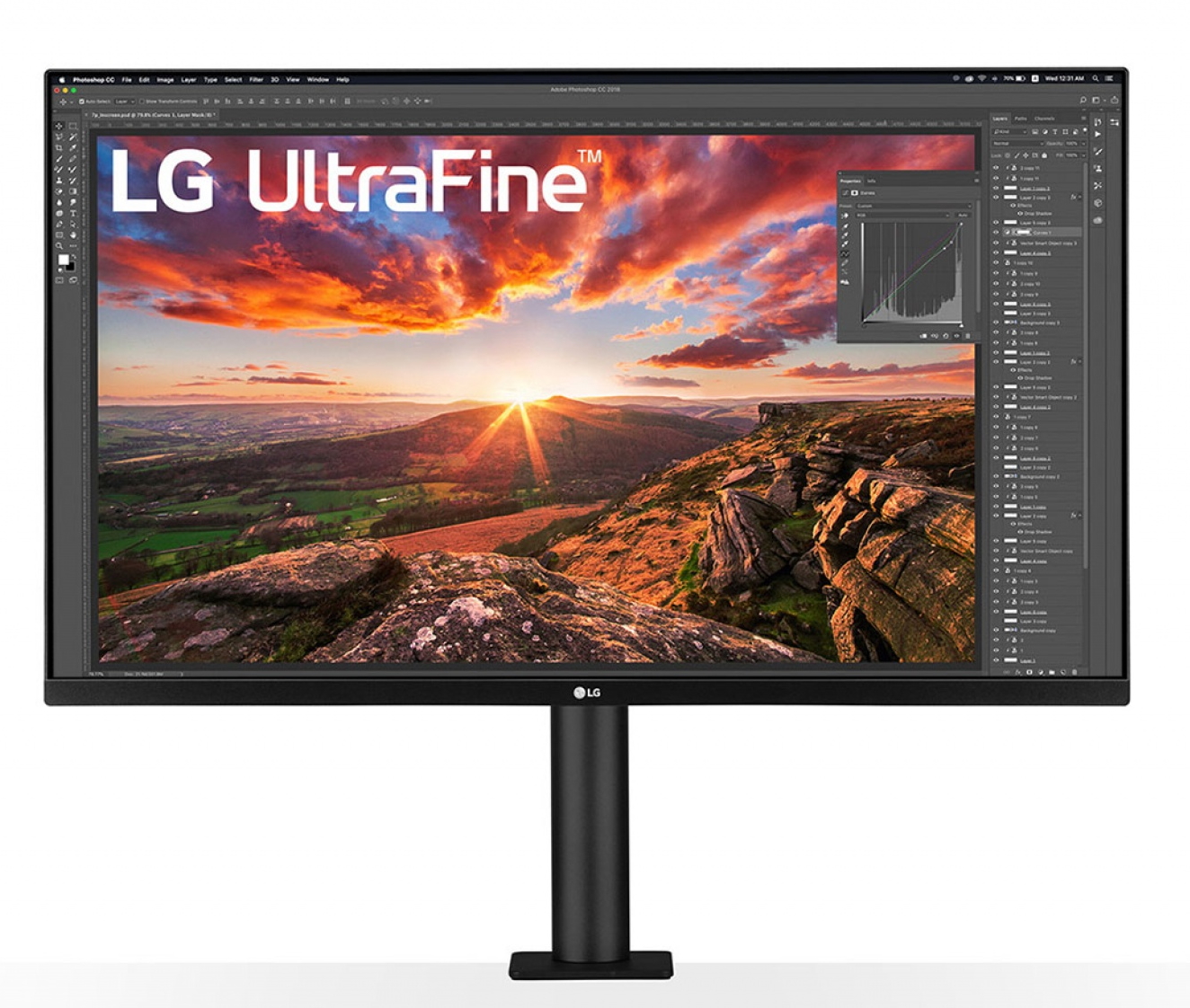 LG 32 Inch 3840 x 2160 Pixels 4K Ultra HD Computer Monitor - Black