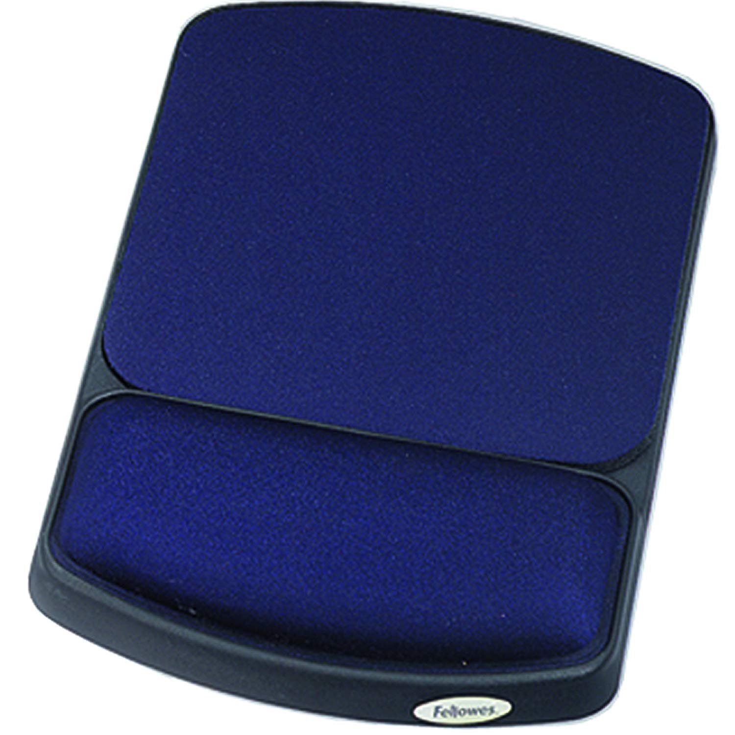 Fellowes Gel Wrist Rest & Mouse Pad Microban Sapphire